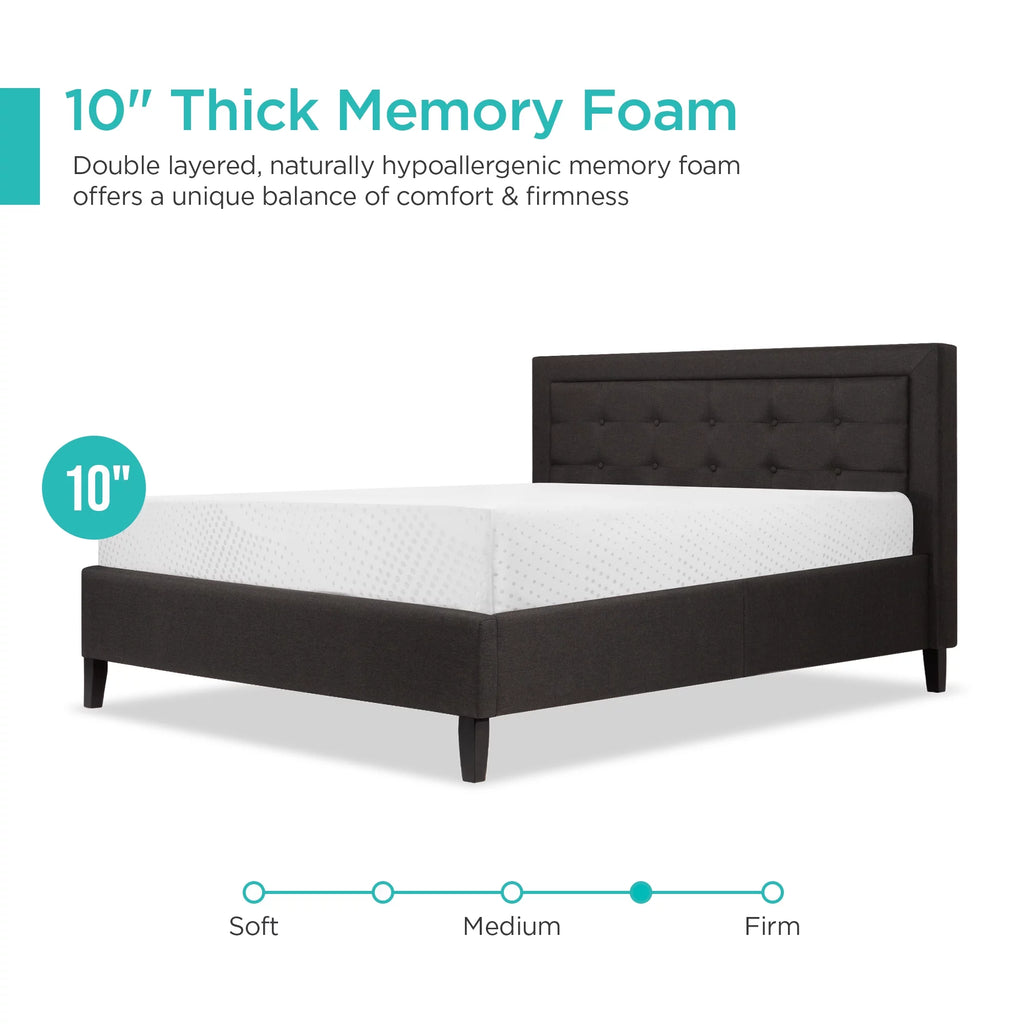 Queen Size Dual Layered Memory Foam Mattress H861