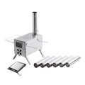 Portable Wood Burning Tent Stove 304 Stainless Steel J2769