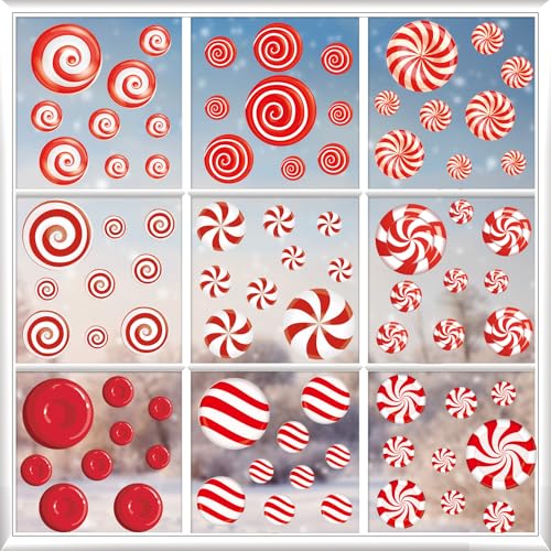 Glitter Blue Snowflake Window Clings H289
