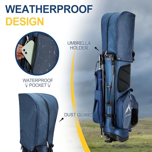 14-Way Golf Stand Bag with Rain Cover K8511