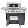 Five-Burner Propane Gas Grill with Side Burner K32815
