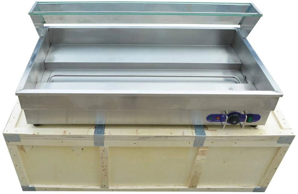 5-Pot Commercial Buffet Food Warmer with Glass Shield G408