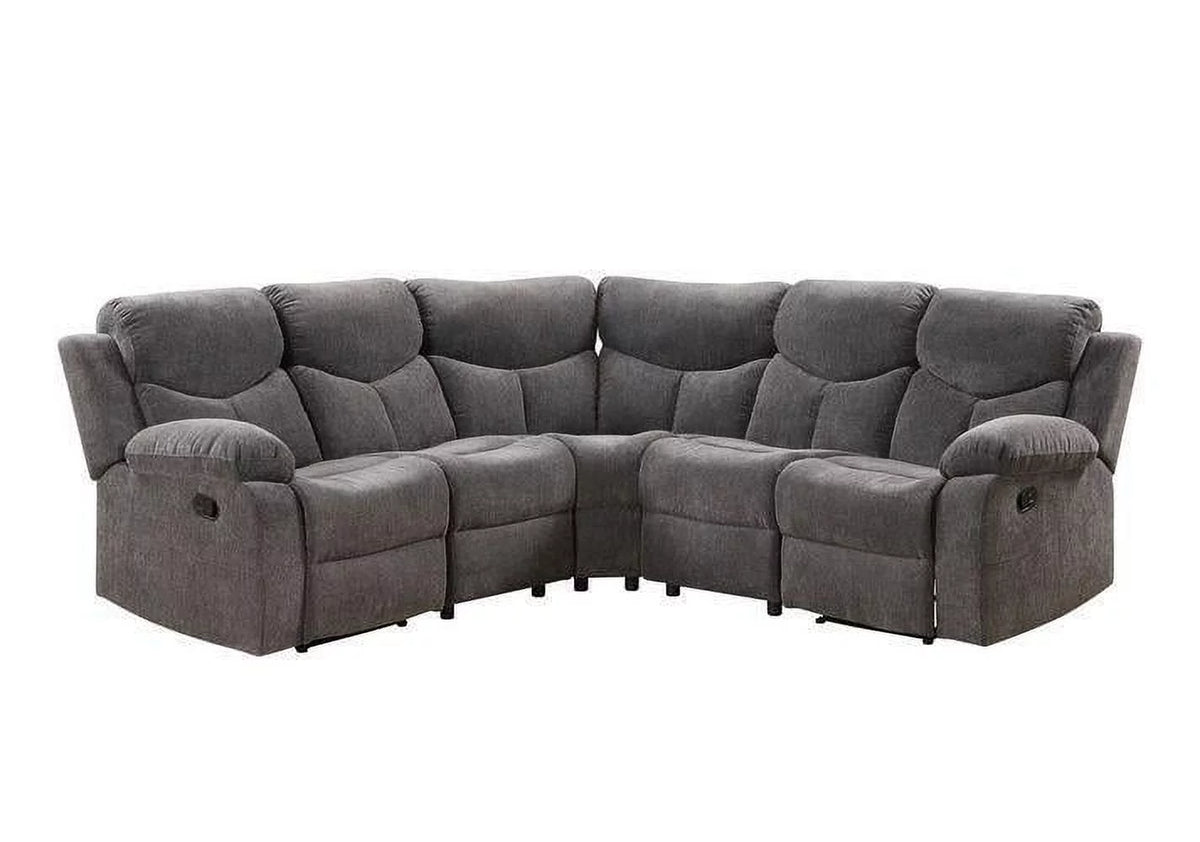 Gray Chenille Sectional Sofa C4707
