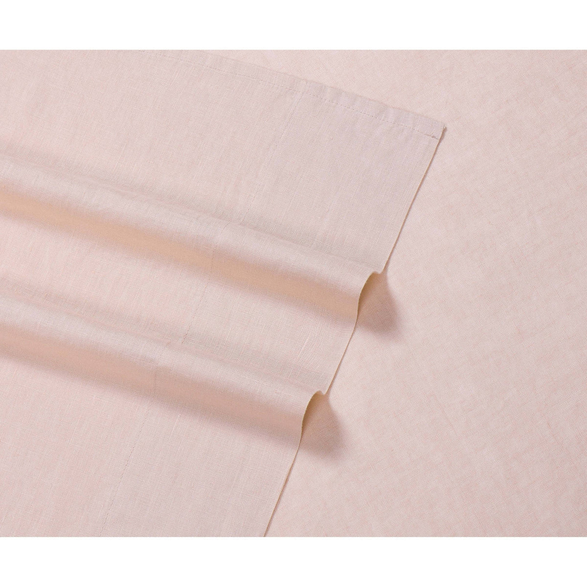 Blush Flax Linen California King Sheet Set G64865