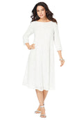 Plus Size Lace Swing Dress G20536