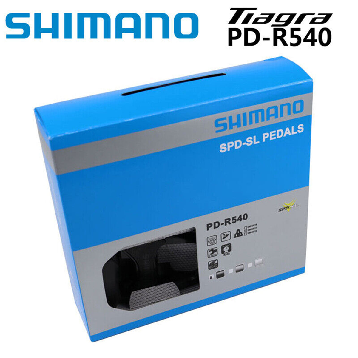 Carbon Pedal with SH11 SPD-SL Cleats G985