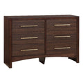 Contemporary Wood 6-Drawer Dresser U54920