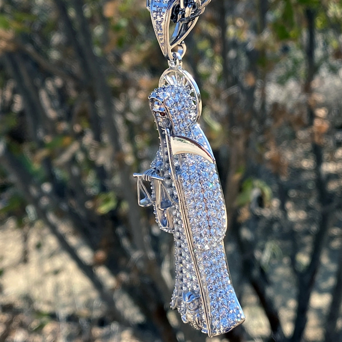 Stainless Steel Franco Chain Necklace 36" W7813
