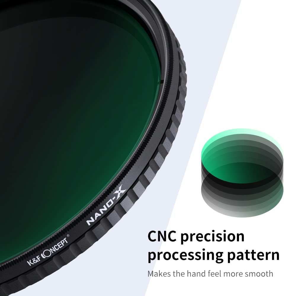 67mm Variable ND Filter ND32-ND512 (5-9 Stops) HD Neutral Density Lens Filter Pack of 2 P854