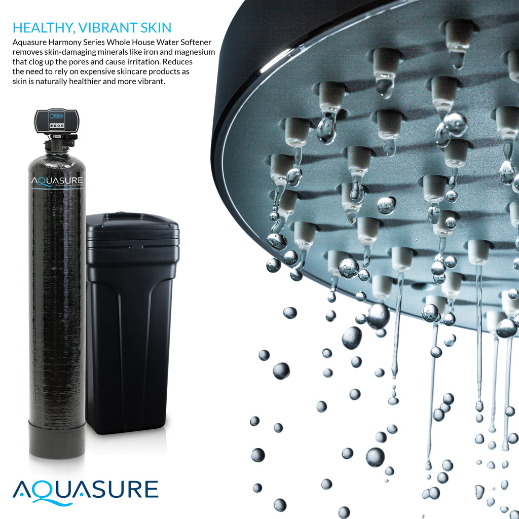 Whole House Water Softener Reverse Osmosis Drinking Water Filter Bundle 32,000 Grains S4092