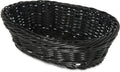Black Woven Oval Basket - 6/Case C628