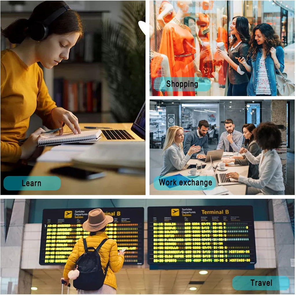 Portable Instant Voice Translator with Touch Screen P368