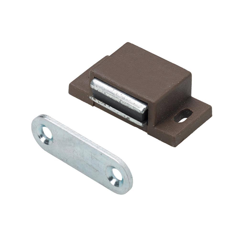 11 lbs Brown Magnetic Door Catch with Counter Plate S681284
