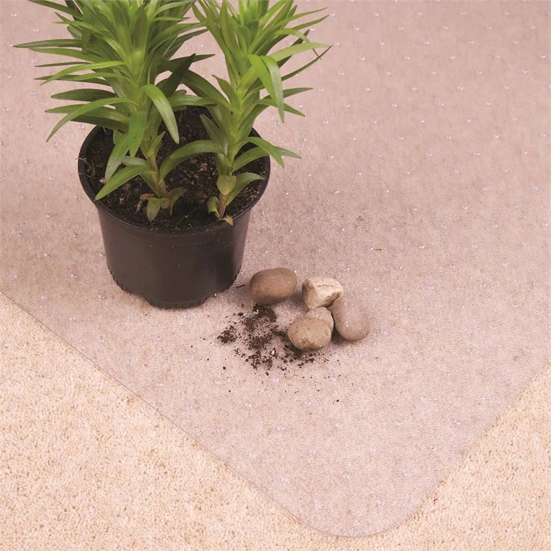 Polymer Lipped Chair Mat for Carpets up to 3/8" - 48" x 51" I6542
