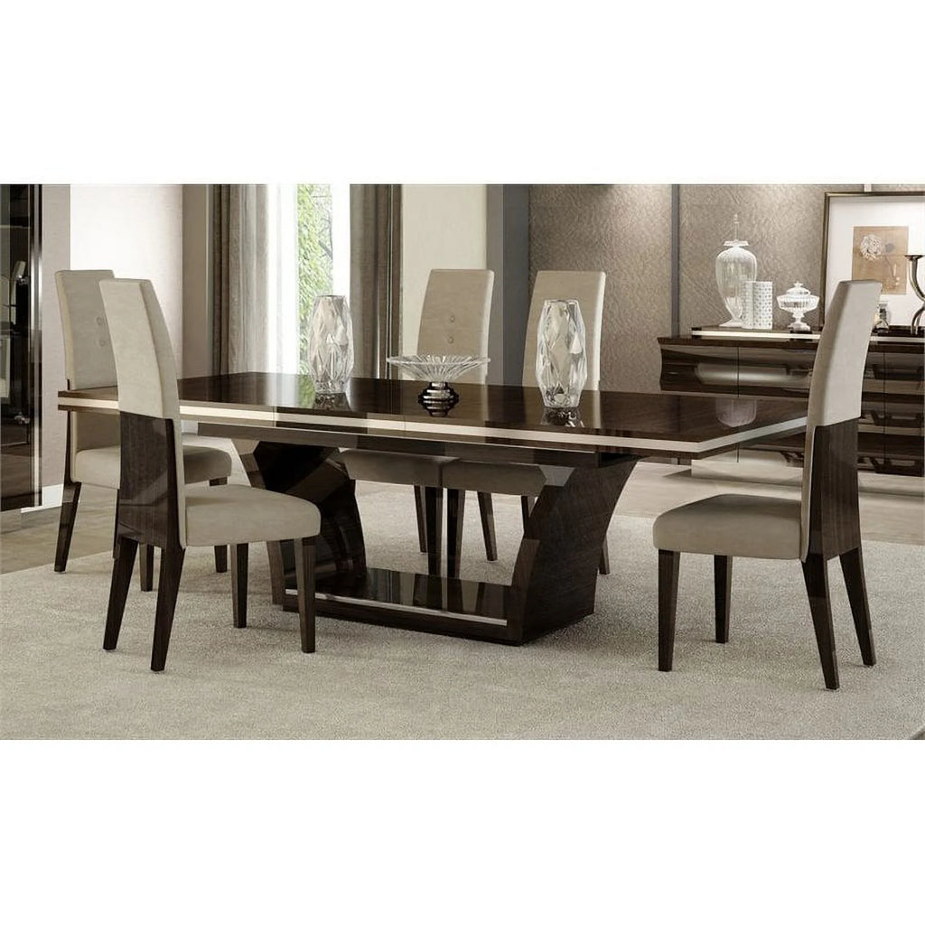 Modern Lacquer Wood Dining Table N386
