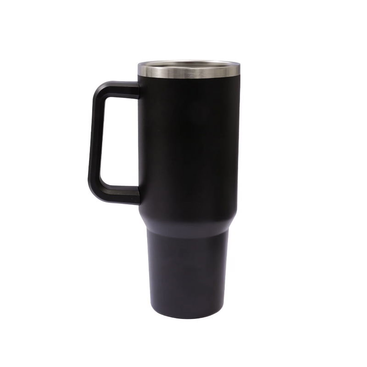 40 oz Insulated Reusable Stainless Steel Tumbler with Handle and Straw Lid N65637