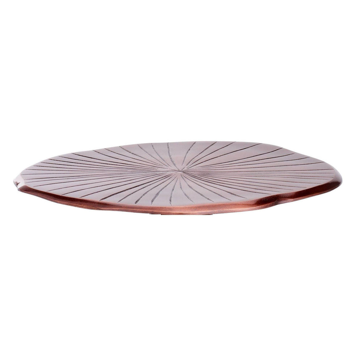 Antique Copper Lily Pad Cake Stand X9432