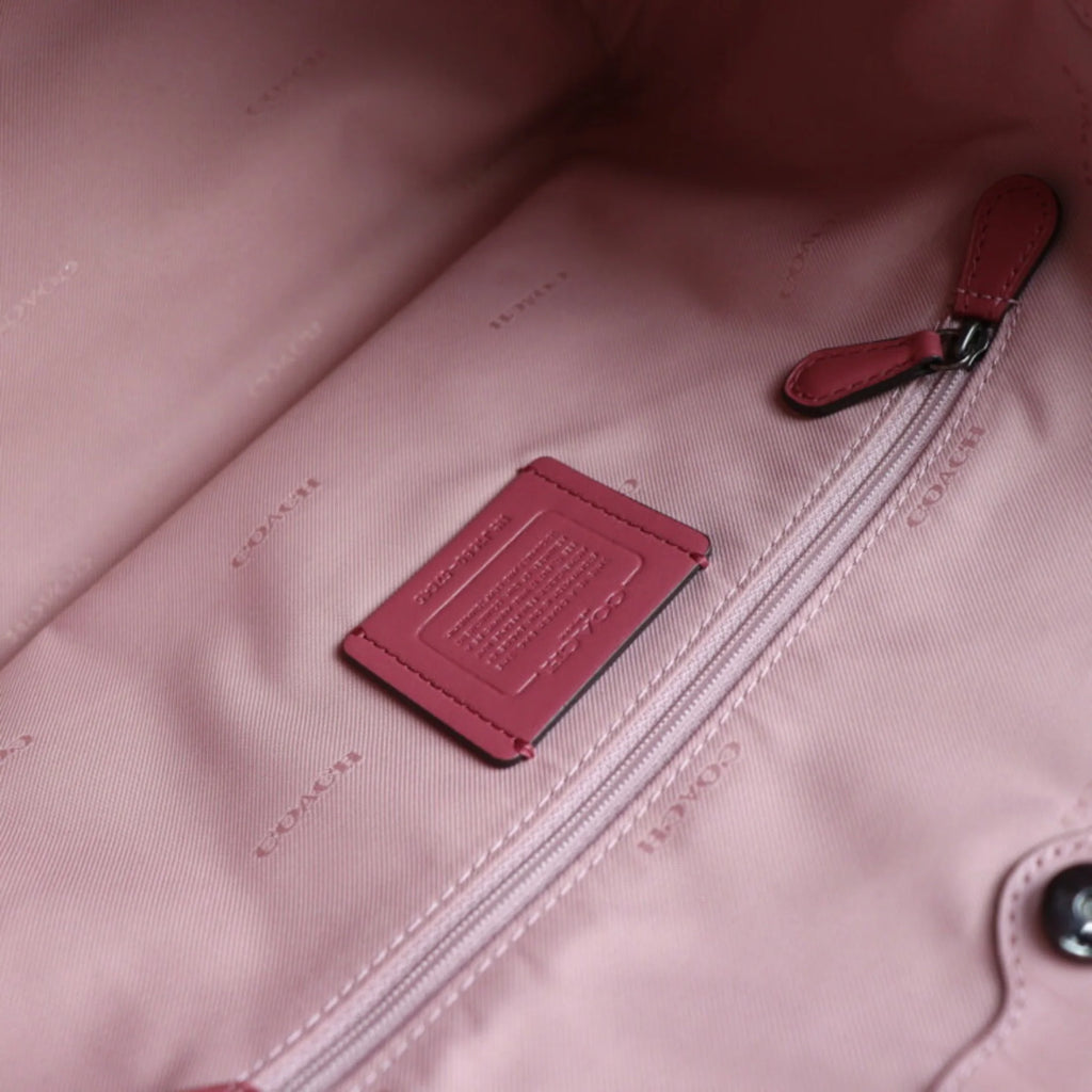 Pink Leather 2WAY Shoulder Bag G6534