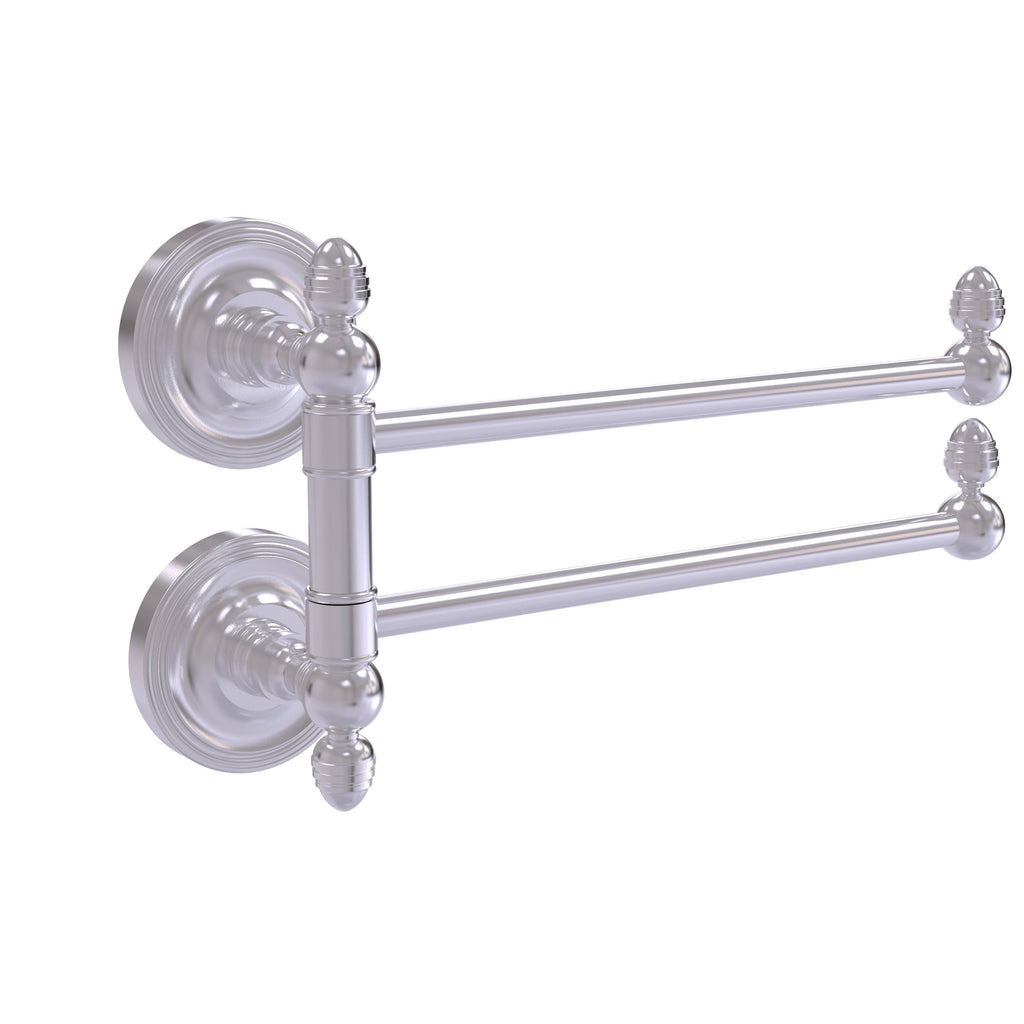 Satin Chrome Swing Arm Towel Rail D2530