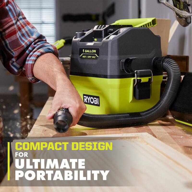 18V Cordless 1 Gal. Wet/Dry Vacuum Y1391