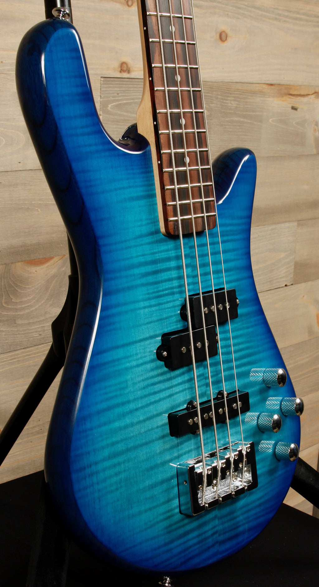 Blue Stain Gloss Bass Guitar V439