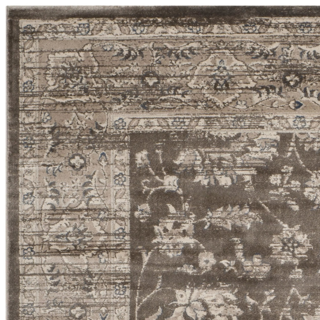 Brown Ivory Traditional Area Rug 5'1" x 7'7" Z9020