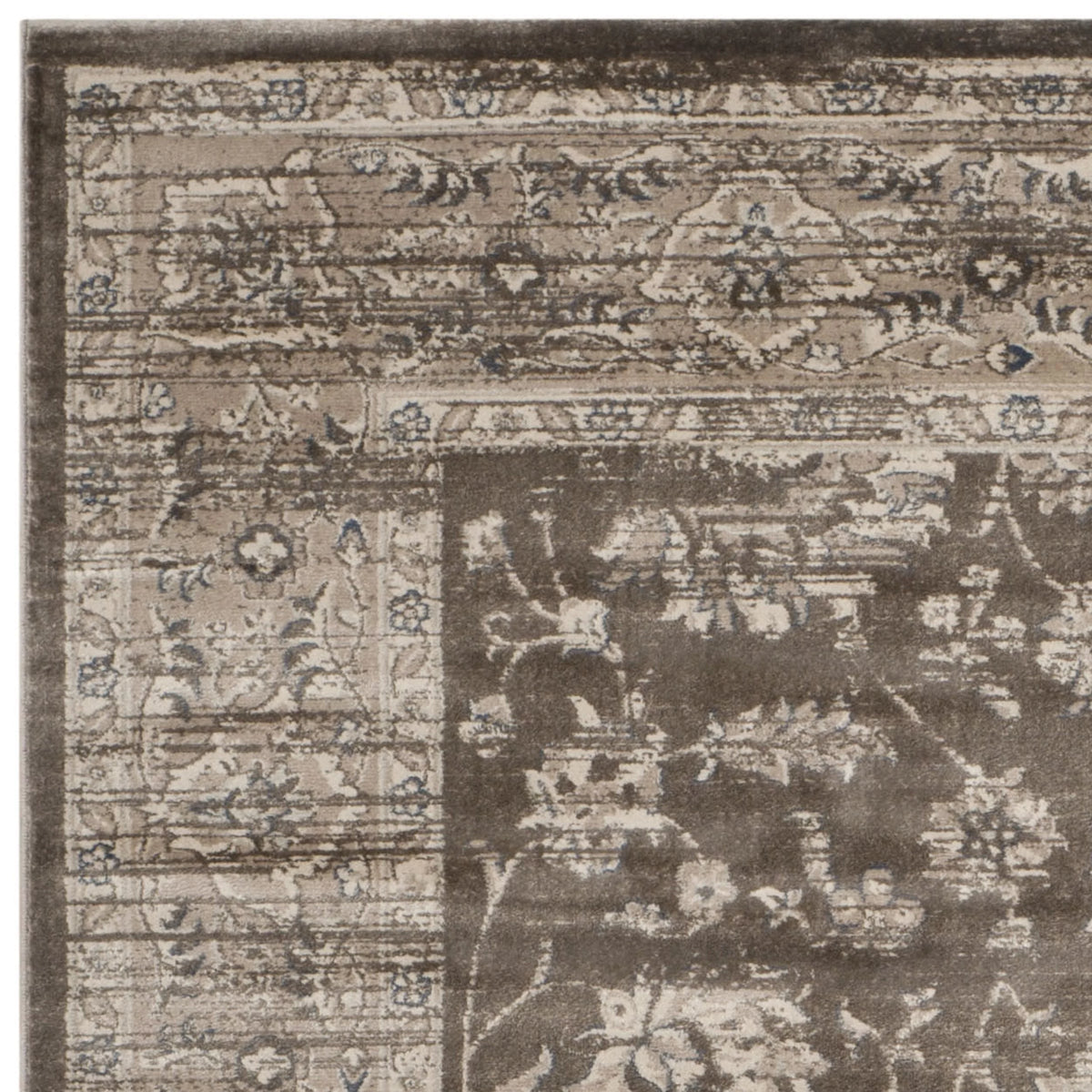 Brown Ivory Traditional Area Rug 5'1" x 7'7" Z9020