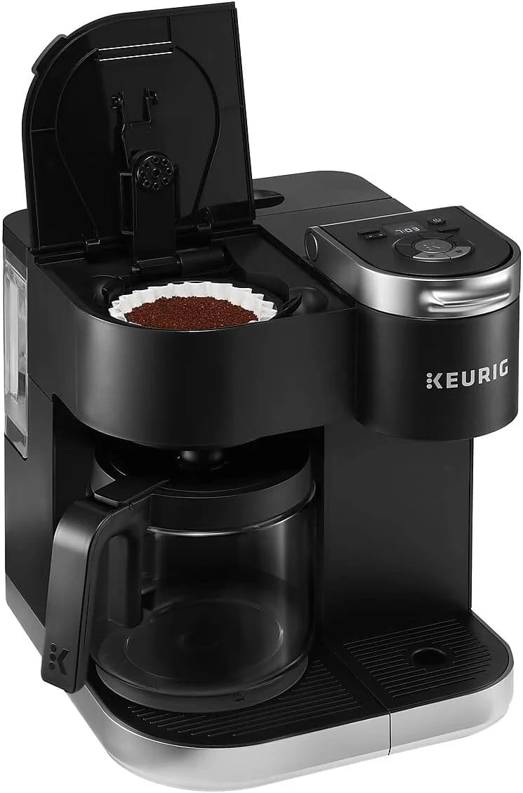 Black Single Serve & Carafe Coffee Maker V55200