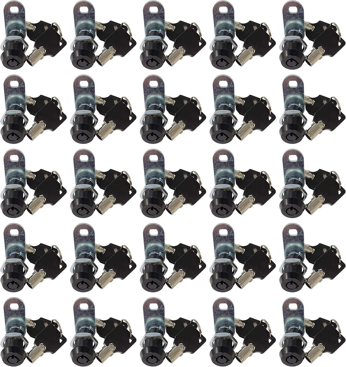 5/8” Tubular Cam Lock Chrome Pack of 5 Q72649
