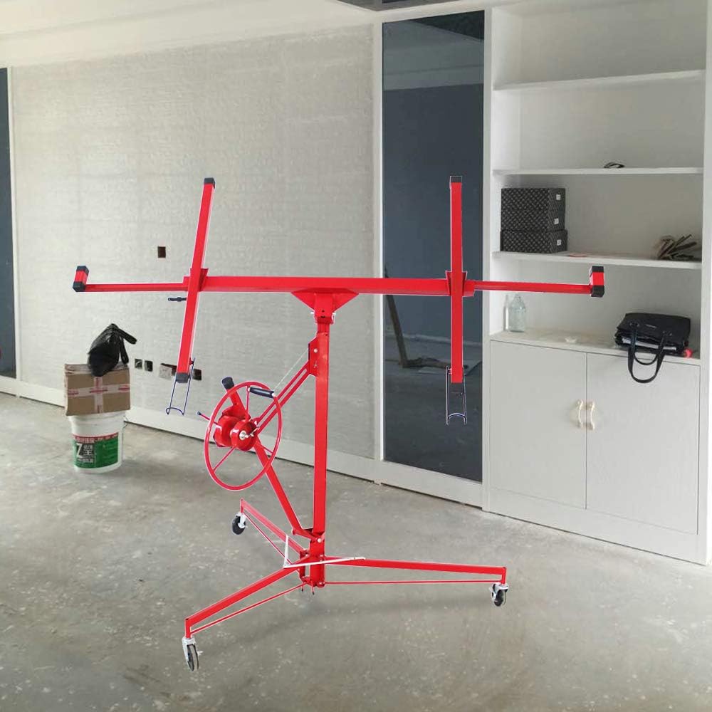 Drywall Lift Panel Hoist with Adjustable Telescopic Arm, 150 lbs N962