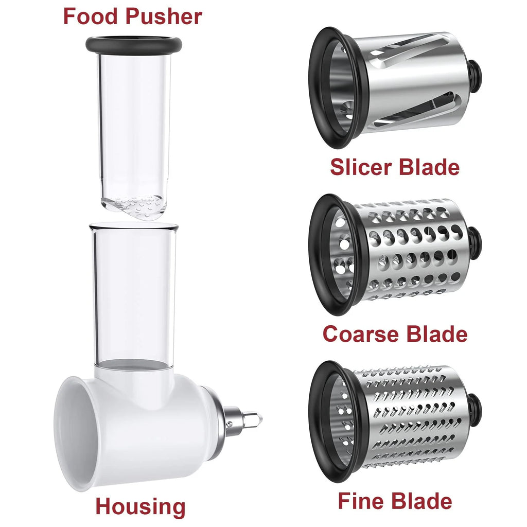 Vegetable Slicer and Cheese Grater Attachment for KitchenAid Stand Mixers X21121