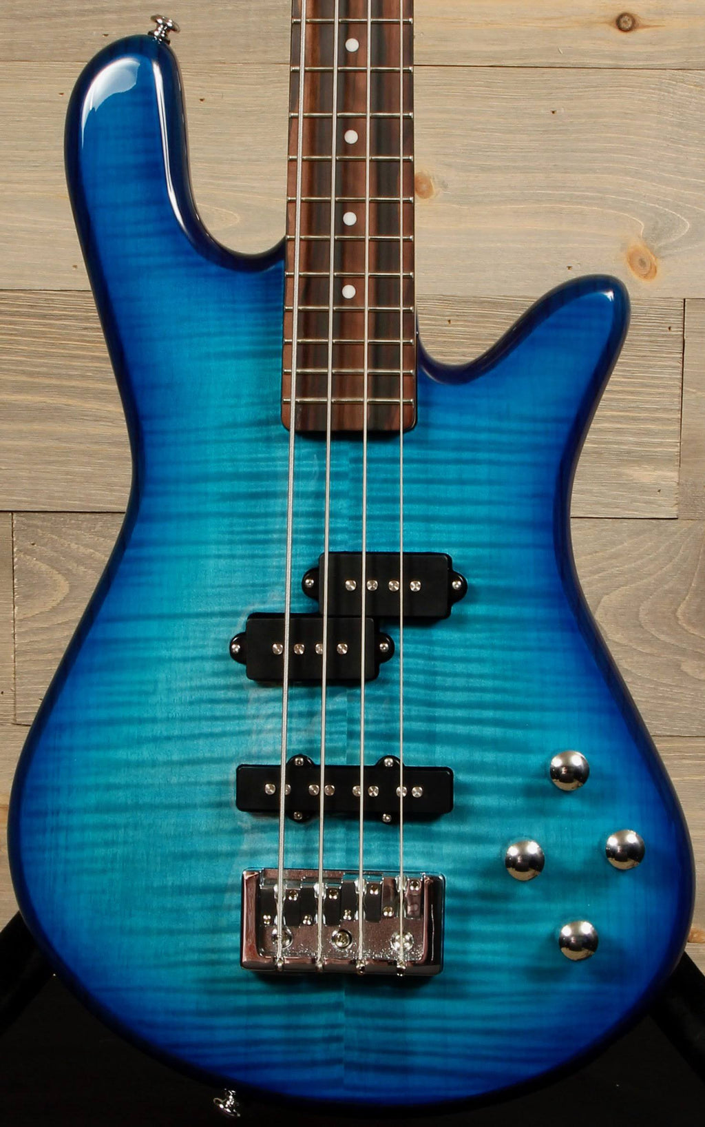 Blue Stain Gloss Bass Guitar V439