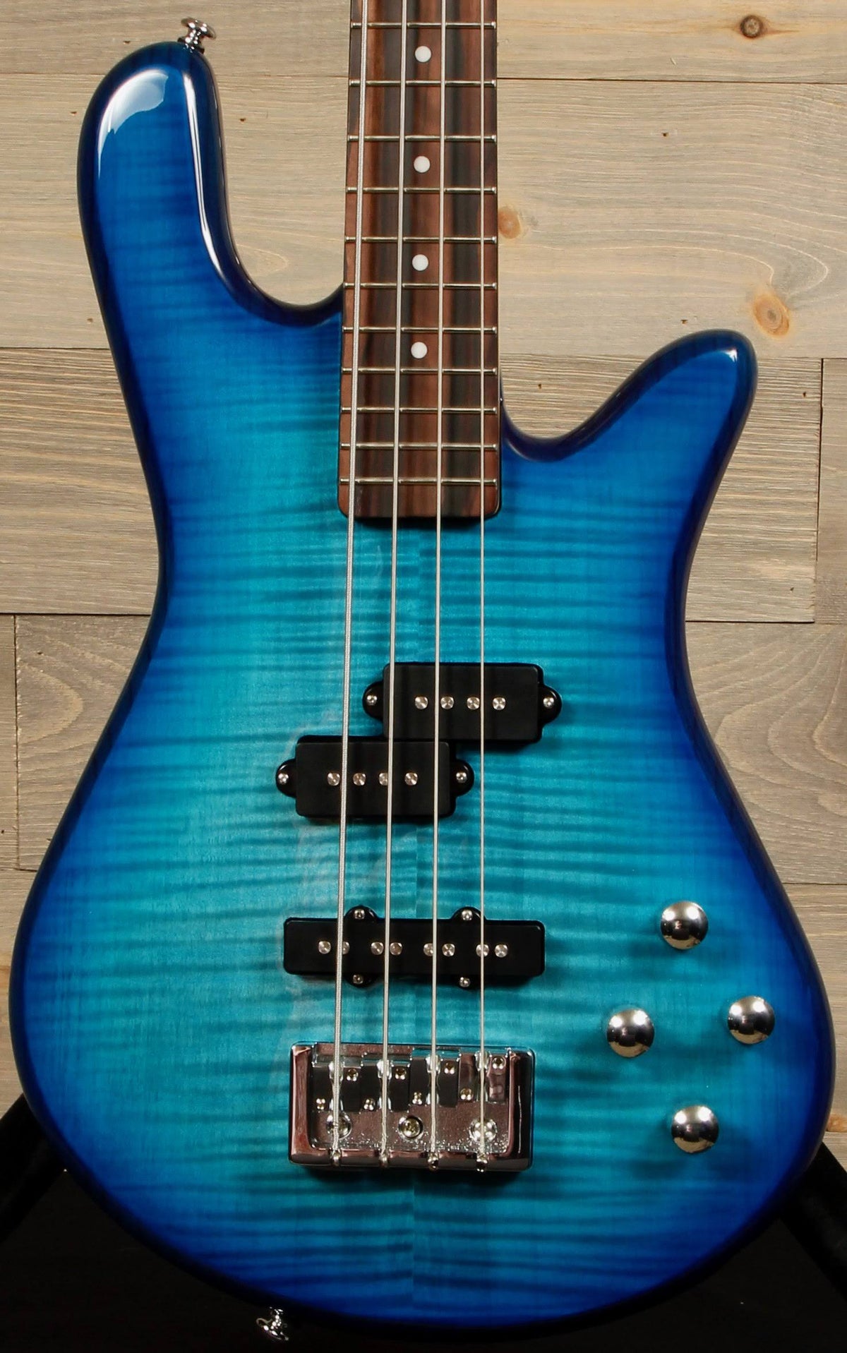Blue Stain Gloss Bass Guitar V439