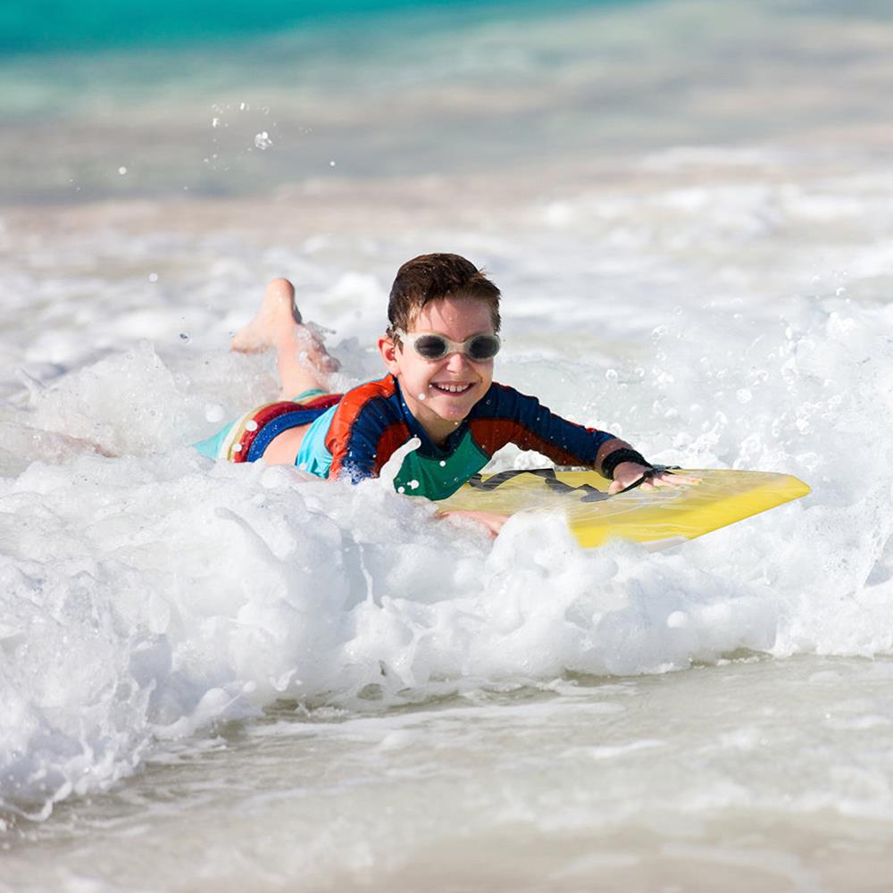 41" Lightweight Bodyboard with EPS Core, XPE Deck, HDPE Slick Bottom, and Wrist Leash M8880