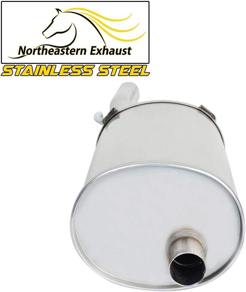 Stainless Steel Resonator Muffler Pipe Exhaust System Kit U34430