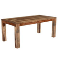 Dark Sheesham Rectangular Dining Table B84404