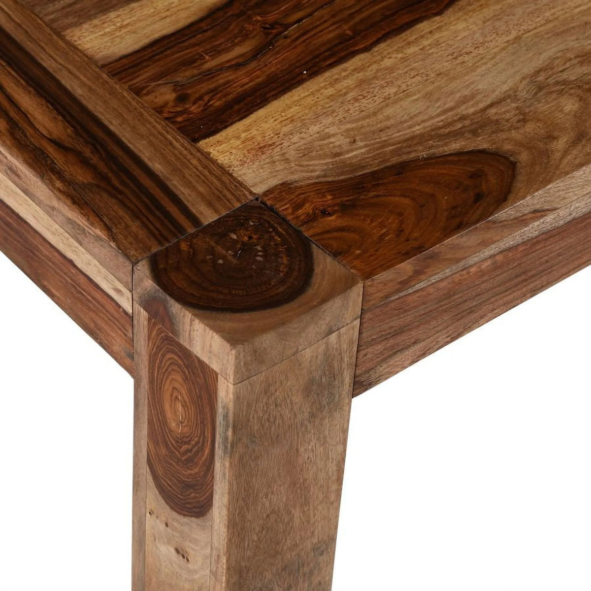 Dark Sheesham Rectangular Dining Table B84404