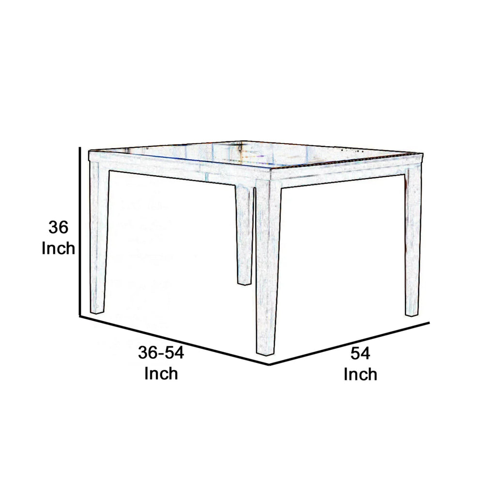 Wooden Counter Height Table with Butterfly Extendable Leaf D1720