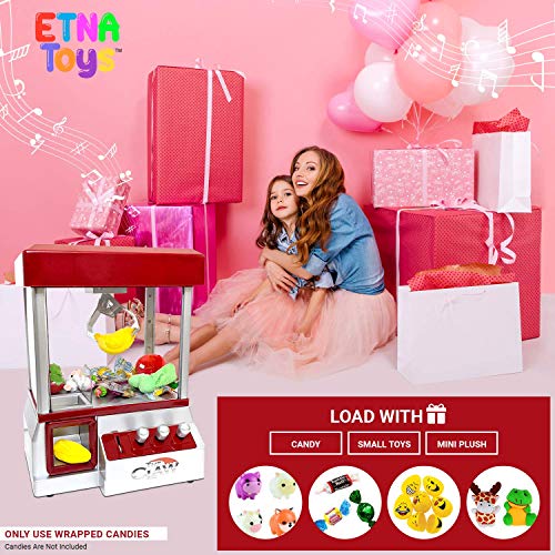 Electronic Arcade Claw Machine Candy Prize Dispenser with Sound O871346