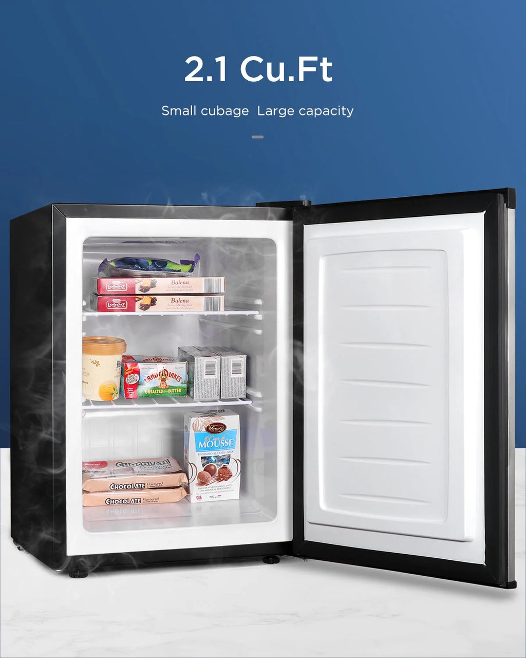 2.1 Cu ft Upright Freezer O77048