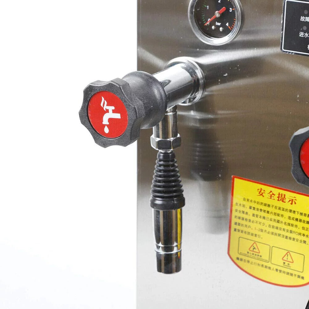 Commercial Milk Frother Electric Water Boiling Steam Machine LCD Display M366