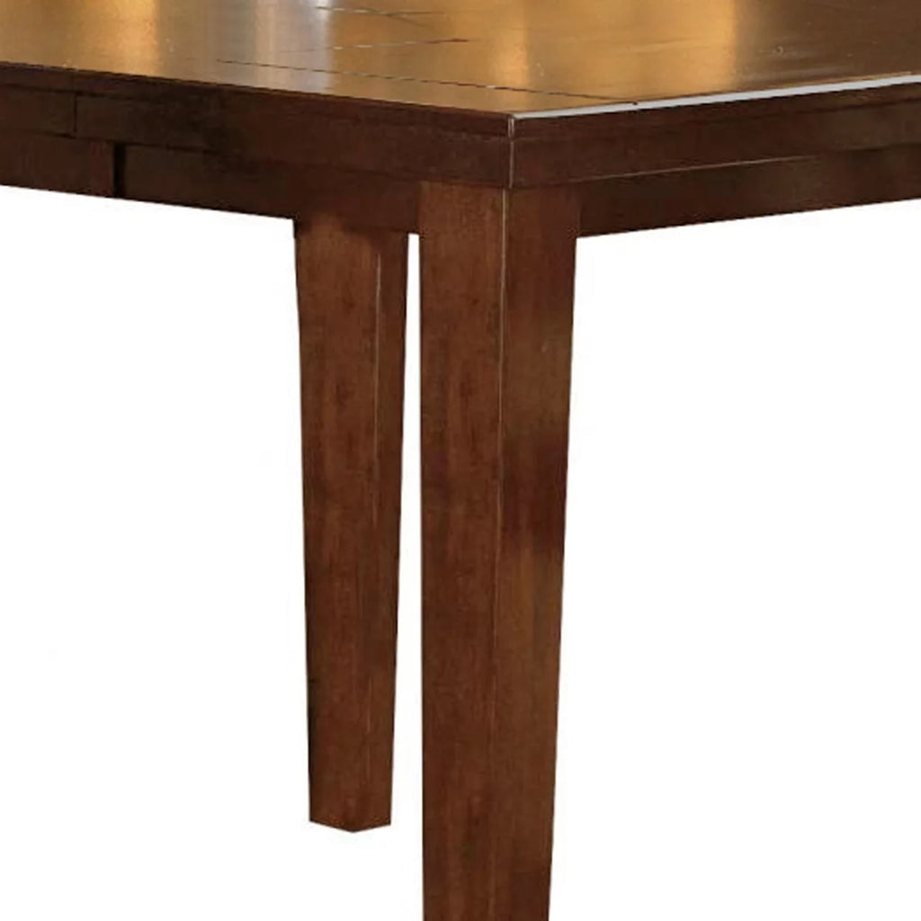 Wooden Counter Height Table with Butterfly Extendable Leaf D1720