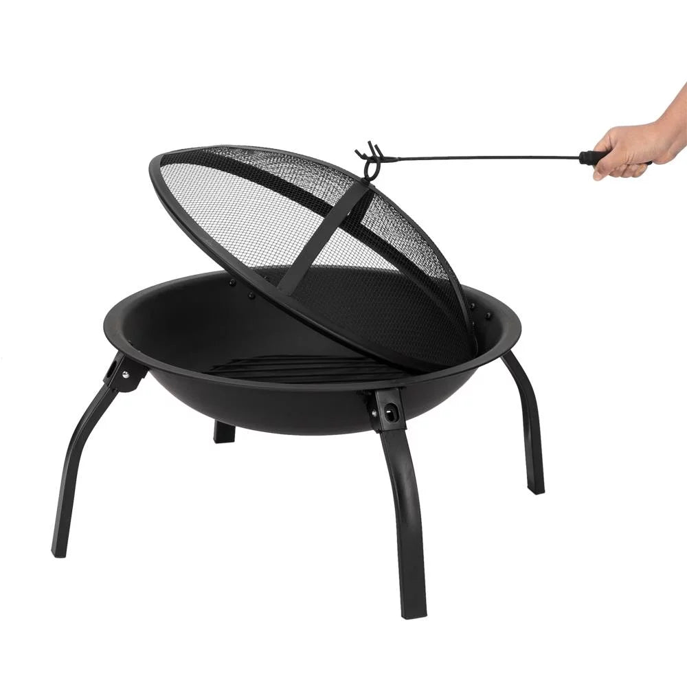 32 Wood Burning Square Fire Pit Y358