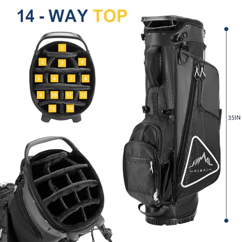 14-Way Golf Stand Bag with Rain Cover K8511