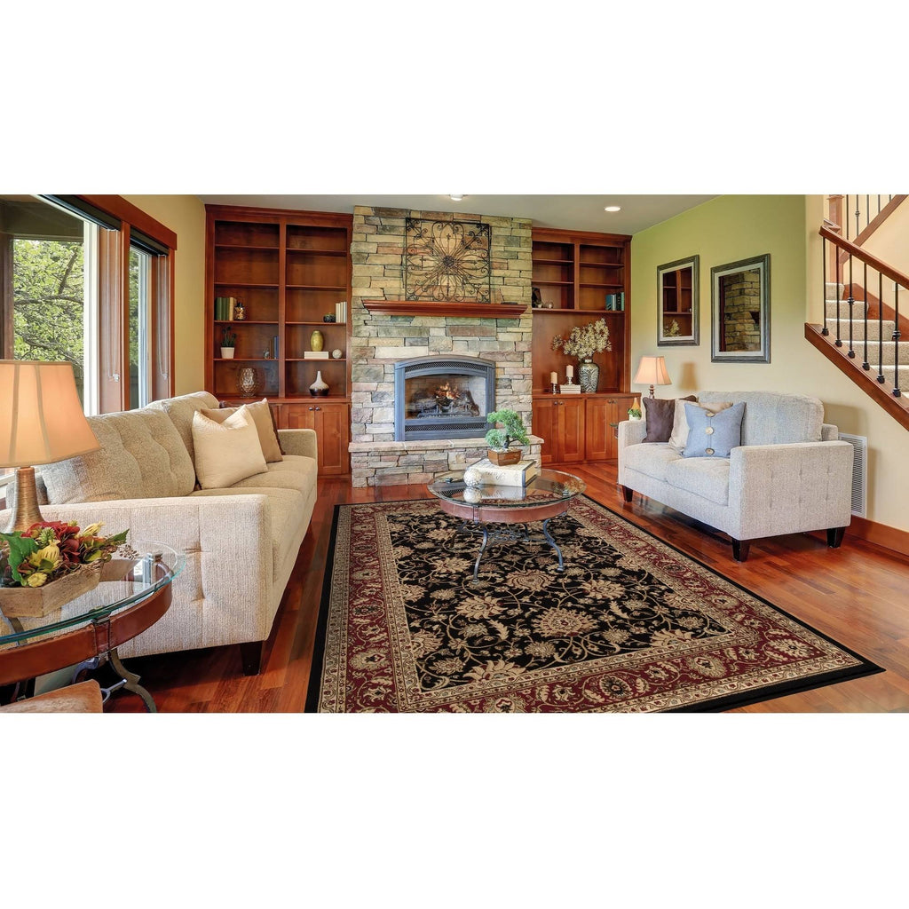Brown Ankara Mahal Rug E354
