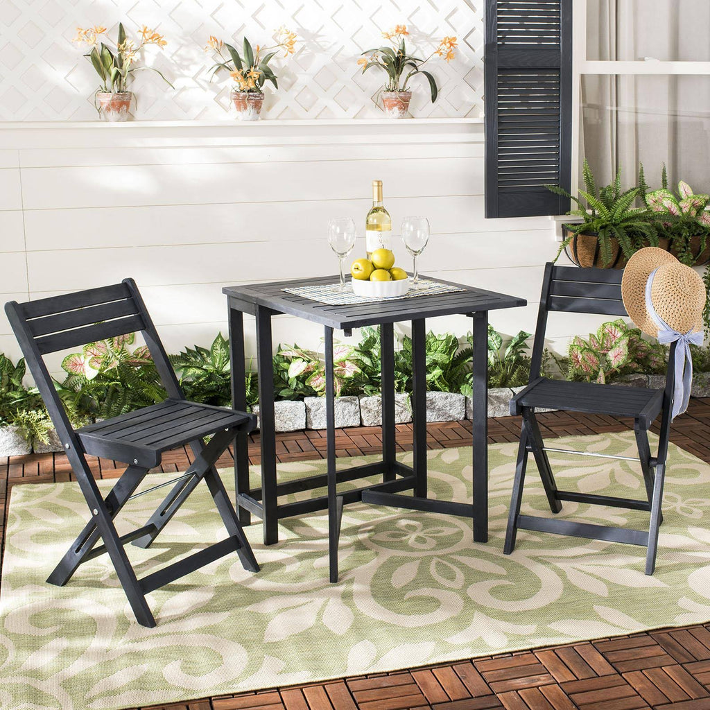 Dark Slate Grey Bistro Set O8857
