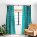 Turquoise Blackout Curtain Single Panel 50" x 96" K516