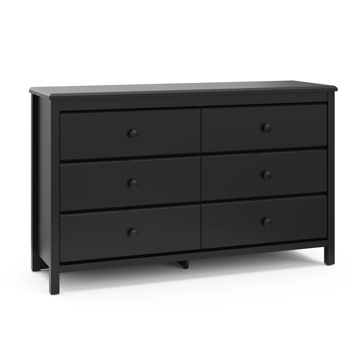 White 6 Drawer Double Dresser E913885