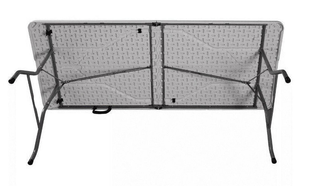 6 Foot Folding Table White Speckle X330055
