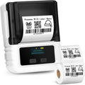 White Pack of 2 Bluetooth Thermal Label Printer X6800